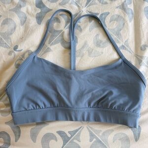 Lululemon Flow Y bra, Prep Blue- Size 8